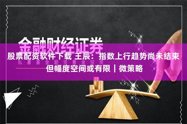 股票配资软件下载 王辰：指数上行趋势尚未结束 但幅度空间或有限｜微策略